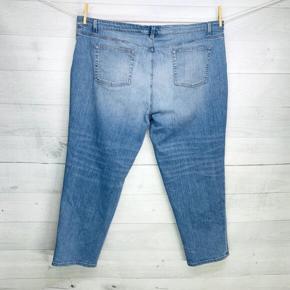 Eileen Fisher Womens Jeans Stretch Organic Cotton Denim Skinny Plus Size 24W - Picture 7 of 13